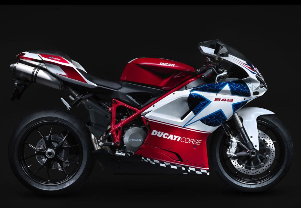 Velocidad máxima y aceleración de la Ducati 848