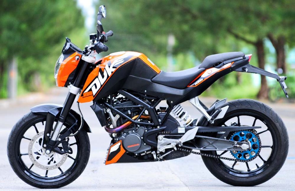 KTM 200 Duke Velocidad máxima